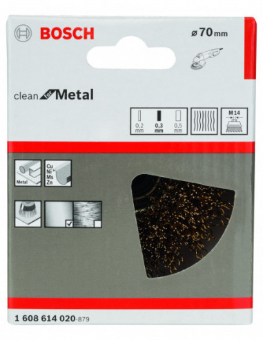 Cepillo de vaso ondulados Clean for Metal con...