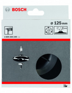 Comprar Plato de soporte para taladros con fijación de tipo abrazadera (Ø 125). Ref: 1609200240 2