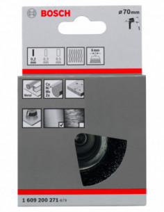 Comprar Cepillo de vaso ondulados Clean for Metal para taladros (Ø 70). Ref: 1609200271 2