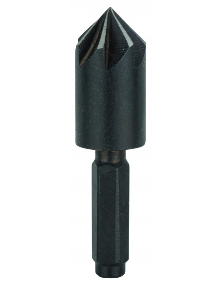 Comprar Broca avellanadora HSS para materiales blandos con vástago de inserción hexagonal (Ø 13). Ref: 1609200315