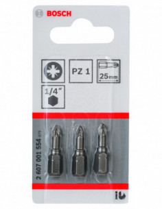 Comprar Punta de atornillar Extra Hard Pozidriv. Ref: 2607001556 2