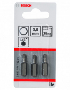 Comprar Punta de atornillar Extra Hard hexagonales. Ref: 2607001724 2