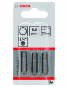 Comprar Punta de atornillar Extra Hard hexagonales. Ref: 2607001730 2