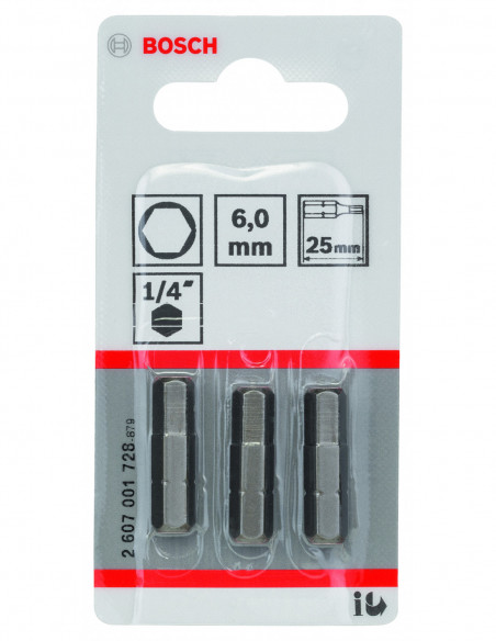 Punta de atornillar Extra Hard hexagonales