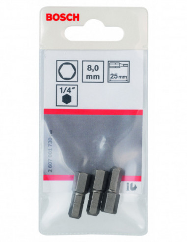 Punta de atornillar Extra Hard hexagonales