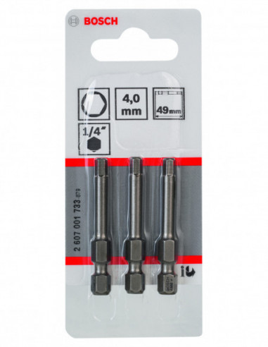 Punta de atornillar Extra Hard hexagonales