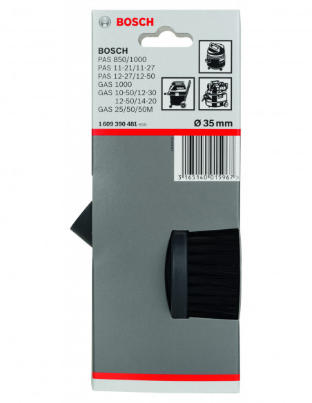 Boquilla con cepillo redondo para extractores de polvo (Ø 35)