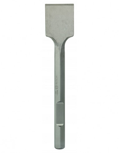 Cincel pala con vástago de inserción hexagonal de 28 mm para hormigón y ladrillo