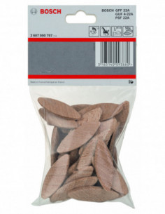 Galleta / Taco plano, 55 x 19 x 4 mm 2