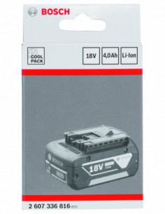 Comprar Batería de Li-Ion de 18 V con zapata. Ref: 2607336816 2