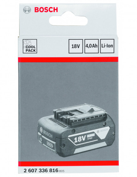 Batería de Li-Ion de 18 V con zapata