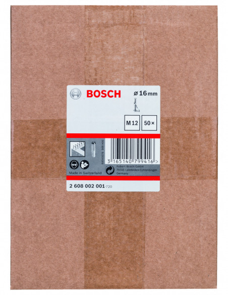 Tacos 16 mm, 50 uds. (Ø 16)