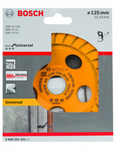 Muela de vaso Best for Universal Turbo (Ø 125)