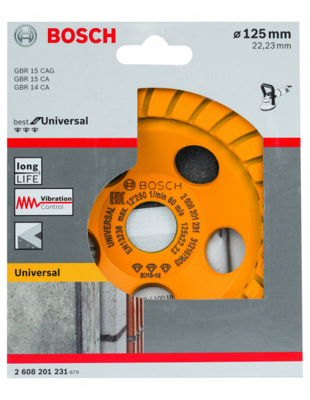 Muela de vaso Best for Universal Turbo (Ø 125)