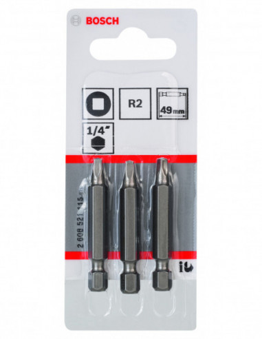 Punta de atornillar Extra Hard cuadradas