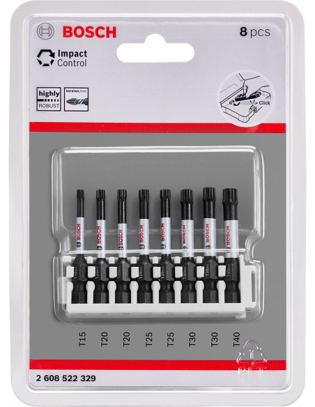 Punta de atornillar Impact Control T