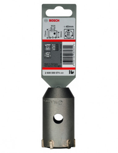 Corona SDS plus-9 para hormigón (Ø 40)