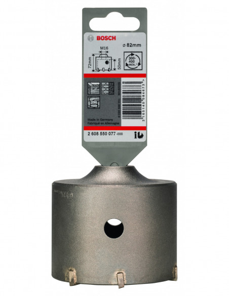 Corona SDS plus-9 para hormigón (Ø 82)