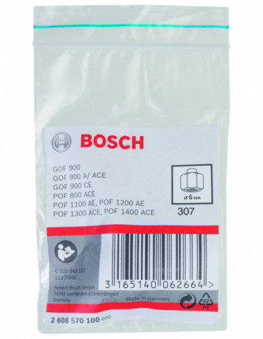 Engarce para fresadoras corrientes (Ø 6)