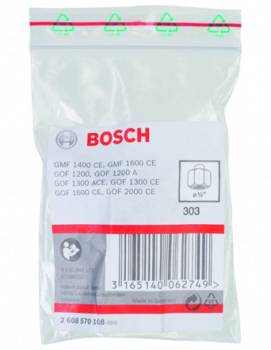 Engarce para fresadoras corrientes (Ø ½)