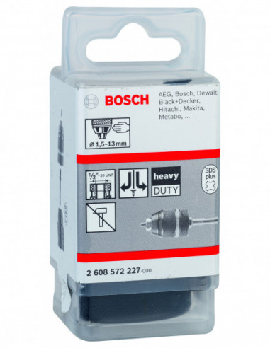 Portabrocas con dos casquillos sin llave con...