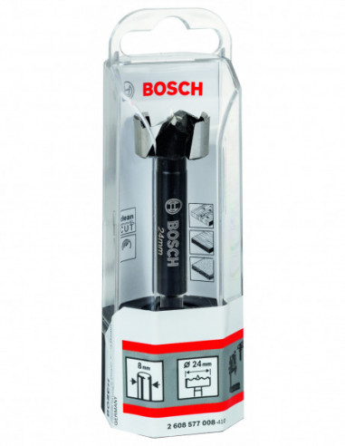 Broca ondulada para madera Forstner (Ø 24)