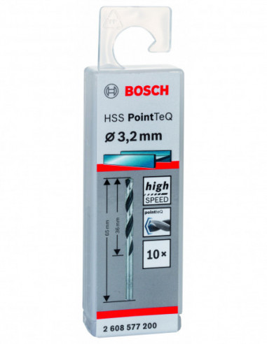 Broca helicoidal HSS PointTeQ con vástago...