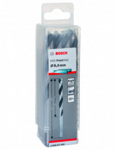Comprar Broca helicoidal HSS PointTeQ con vástago cilíndrico para metal (Ø 8,40). Ref: 2608577252 2