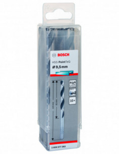 Comprar Broca helicoidal HSS PointTeQ con vástago cilíndrico para metal (Ø 9,50). Ref: 2608577263 2