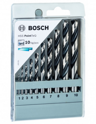 Set de brocas helicoidal HSS PointTeQ con...