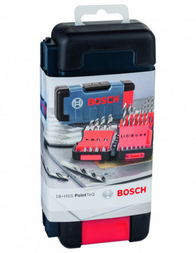 Set de brocas helicoidal HSS PointTeQ con...