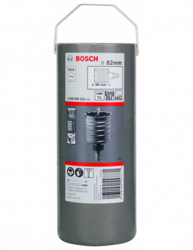 Corona SDS max-9 de dos piezas con rosca para...