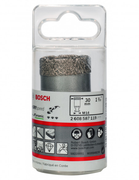 Corona de diamante Best for Ceramic Dry Speed para cerámica (Ø 30)