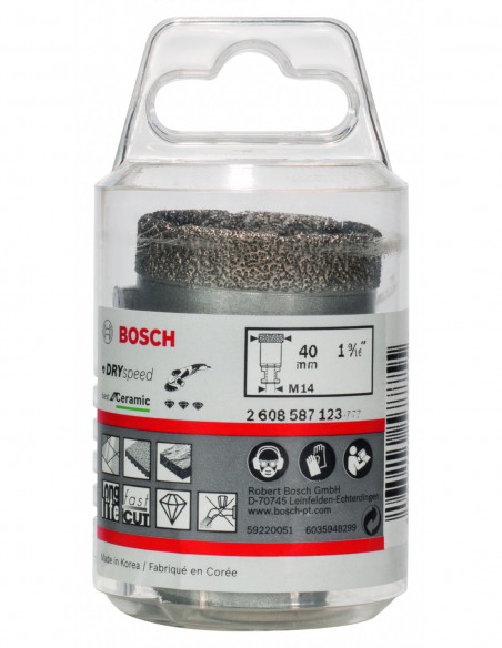 Corona de diamante Best for Ceramic Dry Speed para cerámica (Ø 40)