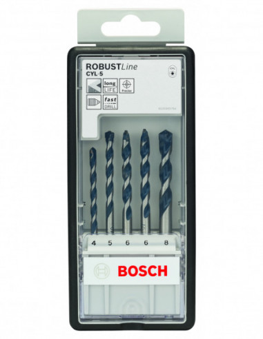 Set de brocas para hormigón CYL-5