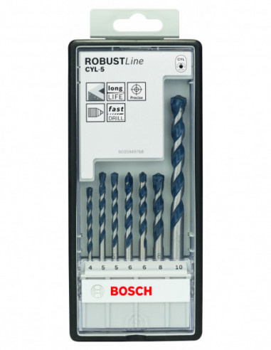 Set de brocas para hormigón CYL-5