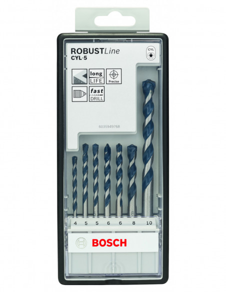 Set de brocas para hormigón CYL-5