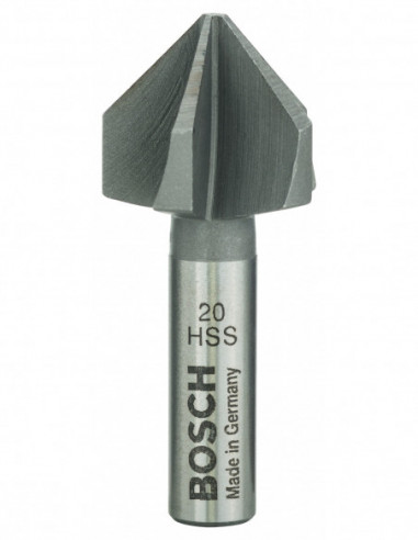 Comprar Broca avellanadora HSS para materiales blandos con vástago cilíndrico (Ø 20). Ref: 2608596373