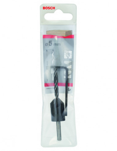 Broca en espiral para madera con avellanado y...