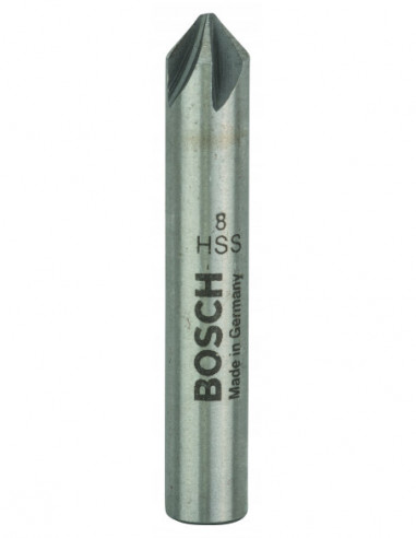 Comprar Broca avellanadora HSS para materiales blandos con vástago cilíndrico (Ø 8). Ref: 2608596664