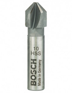 Comprar Broca avellanadora HSS para materiales blandos con vástago cilíndrico (Ø 10). Ref: 2608596665