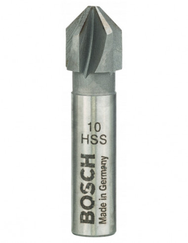 Comprar Broca avellanadora HSS para materiales blandos con vástago cilíndrico (Ø 10). Ref: 2608596665