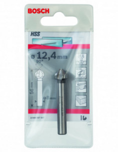 Comprar Broca avellanadora HSS para materiales duros con vástago cilíndrico (Ø 12,4). Ref: 2608597507 2