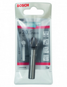 Comprar Broca avellanadora HSS para materiales duros con vástago cilíndrico (Ø 20,5). Ref: 2608597509 2