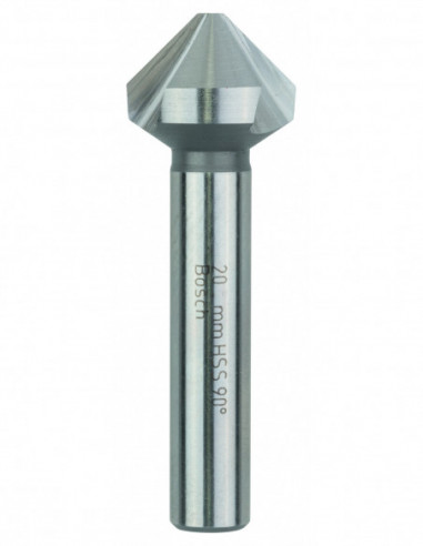 Comprar Broca avellanadora HSS para materiales duros con vástago cilíndrico (Ø 25). Ref: 2608597510