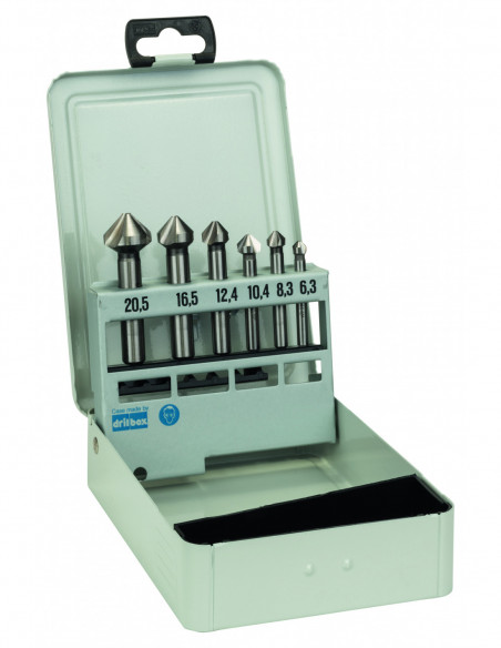 Comprar Set de 6 avellanadores cónicos para metal. Ref: 2608597527 Comprar Set de 6 avellanadores cónicos para metal. Ref: 2608597527