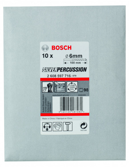 Broca para hormigón CYL-3 (Ø 6)