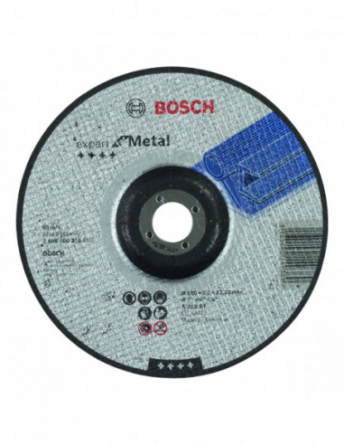 Comprar Disco de corte Expert for Metal cóncavos, orificio de 22,23 mm para amoladoras grandes (Ø 180). Ref: 2608600316