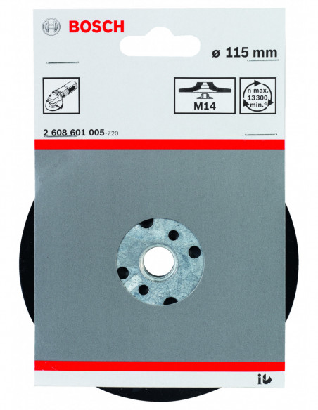 Plato de soporte blandos con rosca M14 para amoladoras angulares pequeñas