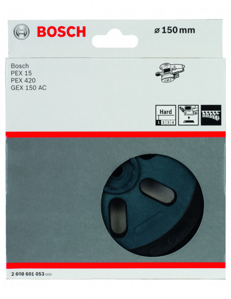 Plato de soporte duros de 6 agujeros (Ø 150)